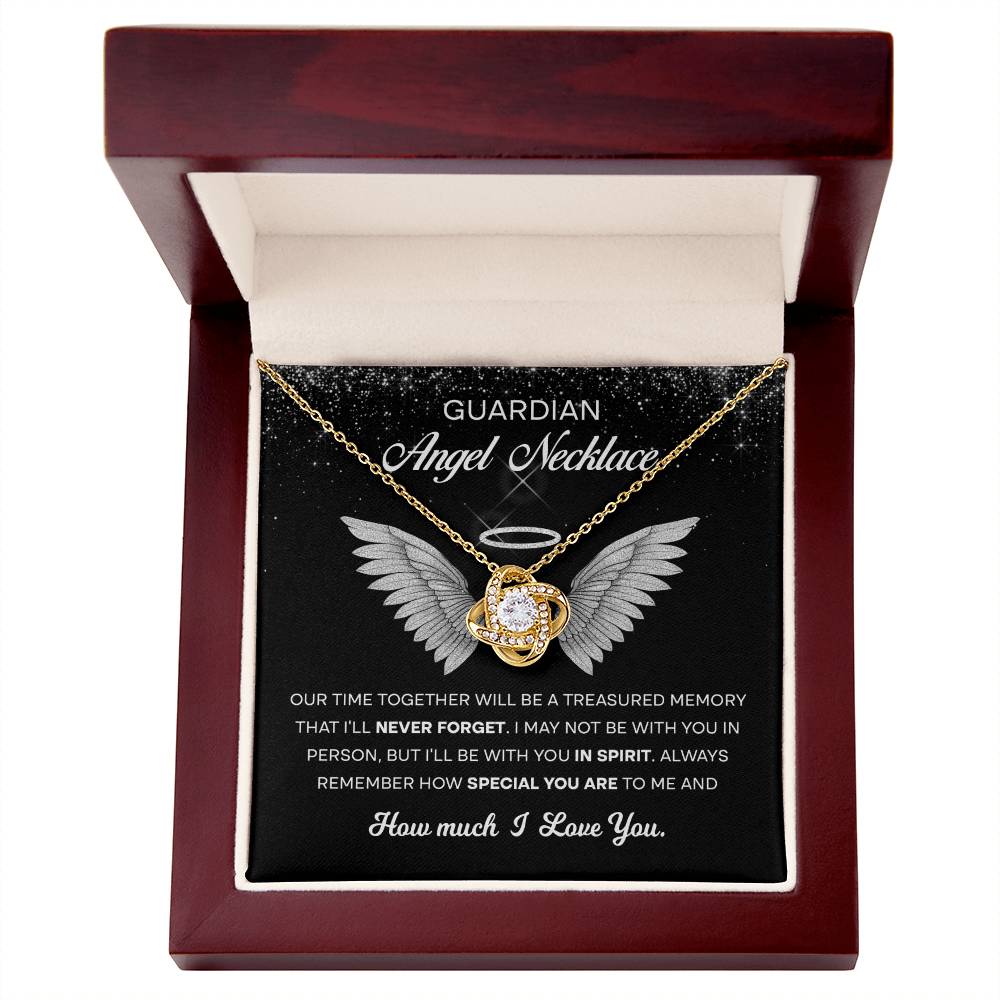 Memory gifts - Our Time will be a Treasure Memory - Love Knot Necklace