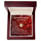 To My Granddaughter - You are braver than you think - Love KNot Necklace.