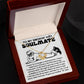 To my Wife - I love you with all my heart - Love Knot necklace