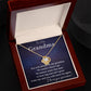 To My Grandma - Never be Apart - Love Knot Necklace