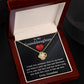 To My Granddaughter - Feel My Love - Love Knot Necklace