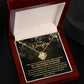 To My daughter  - Get your Sparkle on and show this world where you belong - Love Knot Necklace.