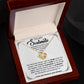 To my Soulmate - You're the reason I got my laugh back, the reason I fell asleep,.. - Love Knot Necklace.