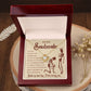To my Soulmate - I can not imagine a life without you - Love Knot Necklace