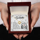 To My Soulmate - I will love you till the end of time - Love Knot Necklace