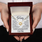 Wife gifts - My love for you is unwavering - Love Knot Necklace.
