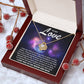To my wife - I love you to the moon and back - Love Knot Necklace.