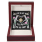 To  My Soulmate - You live in my Heart Until Death do Us Apart - Love Knot Necklace