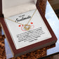 To my Soulmate - I can't imagine going through life without you by my side - Love Knot Necklace.