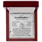 To My Granddaughter - On Your Wedding Day - Forever Love Necklace