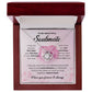 To  My Beautiful Soulmate - I love you more than any obstacle that could ever try and come between us - Love Knot Necklace.