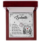 To My Soulmate - I will love you till the end of time - Love Knot Necklace