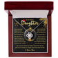 To My Daughter - You are the best thing I'v ever done with my life - Love Knot Necklace