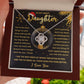 To My Daughter - You are the best thing I'v ever done with my life - Love Knot Necklace