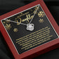 To My Daughter - You are amazing, and I believe in you with all my heart - Love knot Necklace.