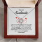 To my Soulmate - I can't imagine going through life without you by my side - Love Knot Necklace.