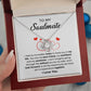 To my Soulmate - I can't imagine going through life without you by my side - Love Knot Necklace.