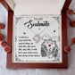 To My Soulmate - I will love you till the end of time - Love Knot Necklace