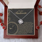 To  My Soulmate - If I had one wish it would be to turn back the clock - Love Knot Necklace.