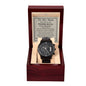 To My Man - Always Remember - Chronograph Watch