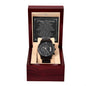 To Husband - happy Anniversary - Chronograph Watch