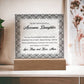 To My Wonderful Awesome Daughter - LED Acrylic Plaque