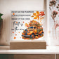 Grandmother gifts - Fall is in the air - LED Acrylic Plaque.