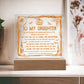 To My Daughter Halloween - My love for you is Eternal and Unwavering - LED Acrylic Plaque