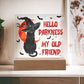 Mother gifts - Hello Darkness my old friend - LED ACrylic Plaque