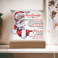 To My Soulmate - I will be forever yours and only yours- LED Acrylic plaque.