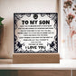 Son gifts - I want you believe deep in your heart - LED Acrylic Plaque.