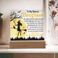 Daughter gifts - No Matter where you path may lead - LED Acrylic Plaque.
