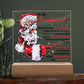 To My Soulmate - I will be forever yours and only yours- LED Acrylic plaque.