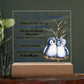 To My Soulmate - I love you more than you will ever know - LED Acrylic Plaque.