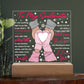 To My Soulmate - Yo are the guiding light of my Journey - LED Acrylic Plaque.