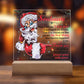 To My Soulmate - I will be forever yours and only yours- LED Acrylic plaque.