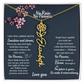 No Rain No Flowers Personalized Necklace, Gift for Daughter from Mom and Dad, Encouragement gift for Daughter, Daughter Birthday Milestone
