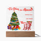 Mother gifts - Christmas in Heaven - LED Acrylic Plaque.