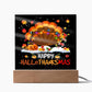 To my Mom - Happy thanksgiving - LED Acrylic Plaque