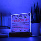 Gift for Dad - To my Dadcula you are the best dad in the World - LED Acrylic Plaque.