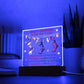 Wife gifts - Merry Christmas to the One I love - LED Acrylic Plaque.