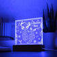 To My Soulmate - I will choose you over and over - LED Acrylic Plaque.