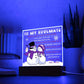 To My Soulmate - When I say I love you more… - LED Acrylic Plaque.
