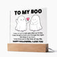 To my Wife - I may not get to see you often - LED Acrylic Plaque.