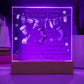 Wife gifts - Merry Christmas to the One I love - LED Acrylic Plaque.