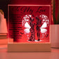 To my Wife - I love you today, tomorrow, and for the rest of my life - LED Acrylic Plaque.