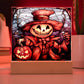 Mother gifts - Halloween pumpkin ghost- LED Acrylic Plaque