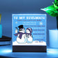 To My Soulmate - When I say I love you more… - LED Acrylic Plaque.