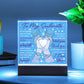 To My Soulmate - Yo are the guiding light of my Journey - LED Acrylic Plaque.