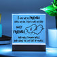 Best friend gifts - I hope we are friends until we die - LED Acrylic Plaque.